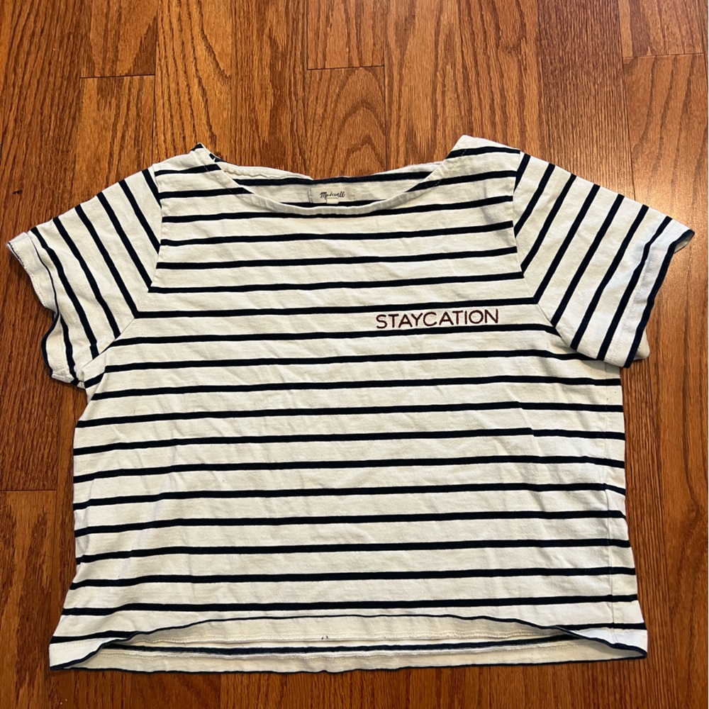 Madewell, small, striped t-shirt